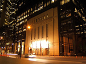 Toronto Stock Exchange at night