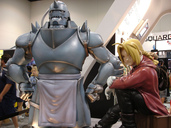 Comic-Con 2006 - Fullmetal Alchemist statues