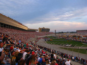Atlanta Motor Speedway in the early evening