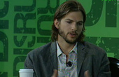 Ashton Kutcher Talks With Charlie Rose At TechCrunch Disrupt