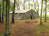 Tent op kamp