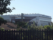 Villa Park from Witton Station - Aston Villa Football Club - Doug Ellis Stand and the North Stand